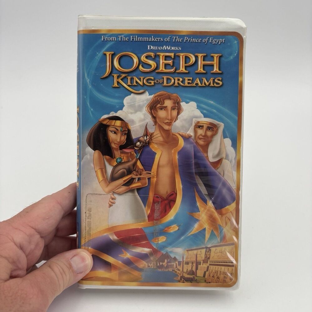 DreamWorks Joseph King of Dreams VHS 2000 Animated Biblical Movie Ben Affleck NR
